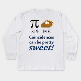 PI/PIE Coincidence (light background) Kids Long Sleeve T-Shirt
